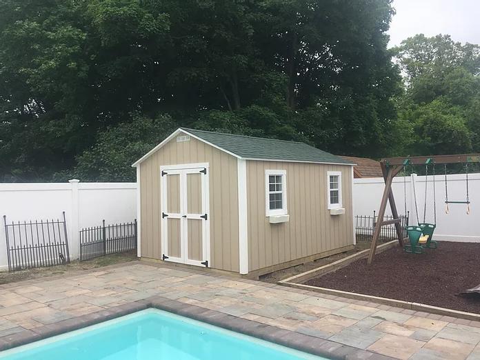 10x14 Pool shed