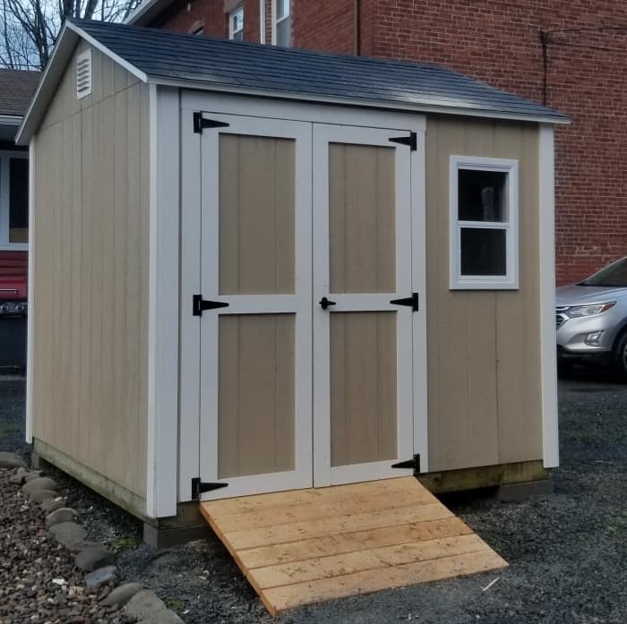8x8 shed, default color